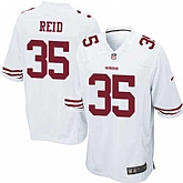 Nike Men & Women & Youth 49ers #35 Eric Reid White Team Color Game Jersey,baseball caps,new era cap wholesale,wholesale hats